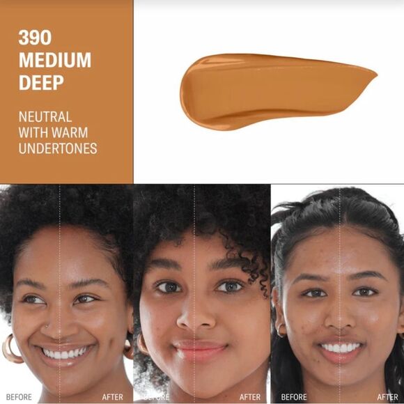 YOUTHFORIA - NWT "Date Night" Tint Serum/Foundation in #390 (Medium Deep). - Picture 5 of 16